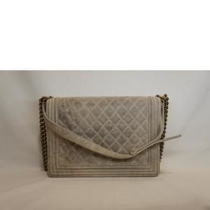 Chanel  Chain Black Shoulder Bag Boy